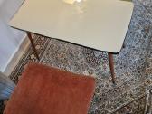 Vintažinis Mid Century bukmedžio pufas - nuotraukos Nr. 24