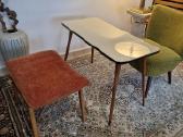 Vintažinis Mid Century bukmedžio pufas - nuotraukos Nr. 25