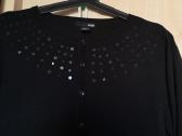 H&m juodas klasikinis susagstomas megztukas - nuotraukos Nr. 4