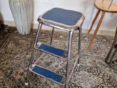 Vintažinės Mid Century plieninės kopetėlės/kėdė - nuotraukos Nr. 5