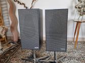 Vintažinės garso kolonėlės Metz 4601 su stovais - nuotraukos Nr. 22