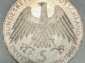 1968 J Vokietija silver pinigas 5 mark /K17 - nuotraukos Nr. 2