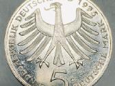 1975 G Vokietija silver pinigas 5 mark /K17 - nuotraukos Nr. 2