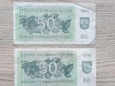 1991 metų retieji talonai Tetervinai
