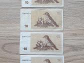 1991 metų apyvartiniai talonai Strazdai - nuotraukos Nr. 4