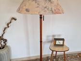 Vintažinis Mid Century tikmedžio toršeras - nuotraukos Nr. 15