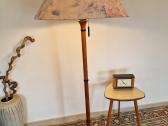 Vintažinis Mid Century tikmedžio toršeras - nuotraukos Nr. 16