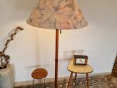 Vintažinis Mid Century tikmedžio toršeras - nuotraukos Nr. 26