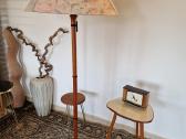 Vintažinis Mid Century tikmedžio toršeras - nuotraukos Nr. 28