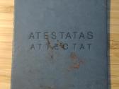 Statybos tresto atestatas 1956 - nuotraukos Nr. 2