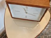 Vintažinis Mid Century stalo laikrodis Junghans - nuotraukos Nr. 15