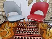Vintažinės Mid century kėdės ir pufai - nuotraukos Nr. 21