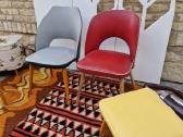 Vintažinės Mid century kėdės ir pufai - nuotraukos Nr. 37