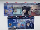 Andora proginės 2 € monetos kortelėse
