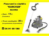 Plaunančio siurblio Karcher nuoma Klaipėda
