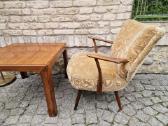 Vintažinis mid century bukmedžio fotelis - nuotraukos Nr. 3