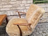 Vintažinis mid century bukmedžio fotelis - nuotraukos Nr. 4