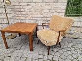 Vintažinis mid century bukmedžio fotelis - nuotraukos Nr. 18