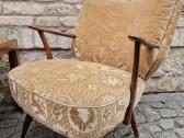 Vintažinis mid century bukmedžio fotelis - nuotraukos Nr. 21