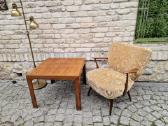 Vintažinis mid century bukmedžio fotelis - nuotraukos Nr. 22