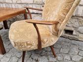 Vintažinis mid century bukmedžio fotelis - nuotraukos Nr. 23