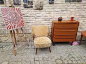 Vintažinis mid century bukmedžio fotelis - nuotraukos Nr. 25