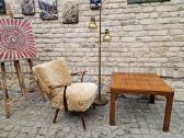 Vintažinis mid century bukmedžio fotelis - nuotraukos Nr. 26