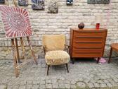 Vintažinis mid century bukmedžio fotelis - nuotraukos Nr. 27