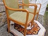 Vintažiniai Mid Century Lübke tikmedžio foteliai - nuotraukos Nr. 6