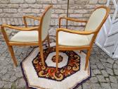 Vintažiniai Mid Century Lübke tikmedžio foteliai