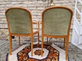 Vintažiniai Mid Century Lübke tikmedžio foteliai - nuotraukos Nr. 13