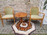 Vintažiniai Mid Century Lübke tikmedžio foteliai - nuotraukos Nr. 15