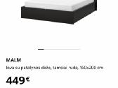 Ikea Malm dvigulė lova