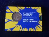 2eur moneta "kartu su Ukraina"