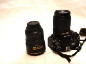 Parduodu fotoaparatą Nikon D7200 su objektyvais