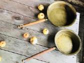 Žalvarinė keptuvė - nuotraukos Nr. 5