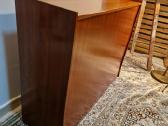 Vintažinė Mid Century tikmedžio patalų dėžė - nuotraukos Nr. 19