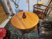 Vintažinis Mid Century tikmedžio masyvo staliukas - nuotraukos Nr. 23