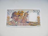 500 franku , Prancūzijos Vakarų Afrika , 1946 - nuotraukos Nr. 2