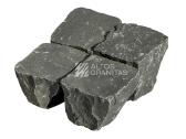 Granitinės trinkelės Basalto (juodos) 10x10x10 cm