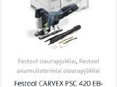 Festool Carvex Psc420eb 18voltų siaurapjūklis - nuotraukos Nr. 5