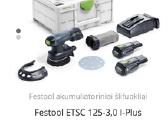Festool Etsc125 Li-ion šlifuoklis 18volt - nuotraukos Nr. 8