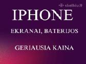 Pigiausi iPhone ekranai, baterijos, laidai