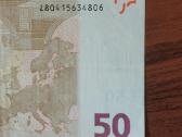 50 Euro 2002 , Z Prefix - Belgium ( Rare , Rare ) - nuotraukos Nr. 3