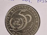Kazachstanas 1995 20 tenge Un 50 years Cu-ni