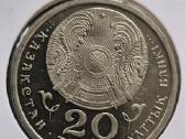 Kazachstanas 1995 20 tenge Un 50 years Cu-ni - nuotraukos Nr. 2