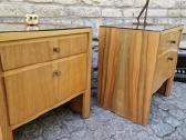 Vintažinės mid century spintelės prie lovos - nuotraukos Nr. 2
