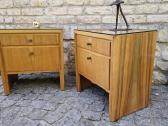 Vintažinės mid century spintelės prie lovos - nuotraukos Nr. 3