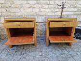 Vintažinės mid century spintelės prie lovos - nuotraukos Nr. 24