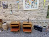 Vintažinės mid century spintelės prie lovos - nuotraukos Nr. 30